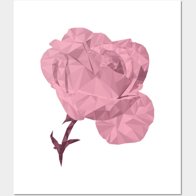 A Single Pale Rose Wall Art by Hillier